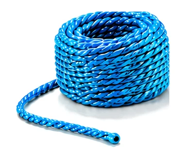 Coiled cord made from recycled plastic bottles
